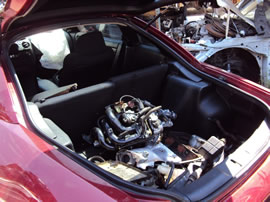 2003 MITSUBISHI ECLIPSE 2 DOOR COUPE GS MODEL 2.4L AT FWD COLOR RED 133635