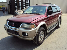 2000 MITSUBISHI MONTERO SPORT XLS MODEL 3.0L V6 AT 4X4 COLOR BURGUNDY 133636