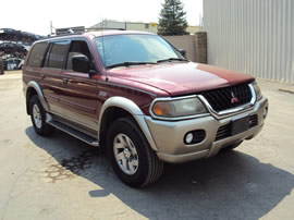 2000 MITSUBISHI MONTERO SPORT XLS MODEL 3.0L V6 AT 4X4 COLOR BURGUNDY 133636
