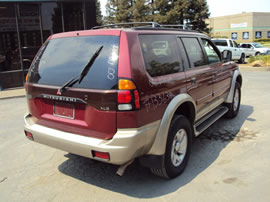2000 MITSUBISHI MONTERO SPORT XLS MODEL 3.0L V6 AT 4X4 COLOR BURGUNDY 133636