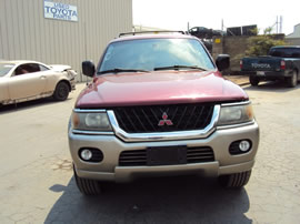 2000 MITSUBISHI MONTERO SPORT XLS MODEL 3.0L V6 AT 4X4 COLOR BURGUNDY 133636