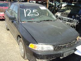 2000 mitsubishi mirage 4 door sedan de model 1.8l at fwd color black