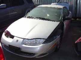 2001 saturn sc2 model 3door coupe 1.9l dohc at color silver #089708
