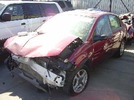 2004 saturn ion level 3 4 door sedan 2.2l mt fwd color red