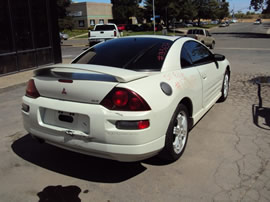 2001 MITSUBISHI ECLIPSE CPE GT MODEL 3.0L V6 AT FWD COLOR WHITE 133637