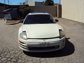 2001 MITSUBISHI ECLIPSE CPE GT MODEL 3.0L V6 AT FWD COLOR WHITE 133637