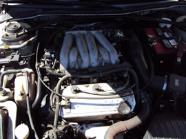 2001 MITSUBISHI ECLIPSE CPE GT MODEL 3.0L V6 AT FWD COLOR WHITE 133637