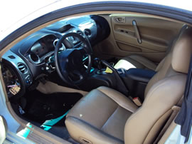 2001 MITSUBISHI ECLIPSE CPE GT MODEL 3.0L V6 AT FWD COLOR WHITE 133637