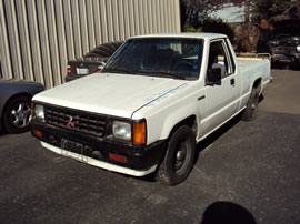 1990 MITSUBISHI TRUCK REGULAR CAB MIGHTY MAX MODEL 2.4L EFI MT 2WD 5 SPEED COLOR WHITE 133638