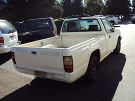 1990 MITSUBISHI TRUCK REGULAR CAB MIGHTY MAX MODEL 2.4L EFI MT 2WD 5 SPEED COLOR WHITE 133638