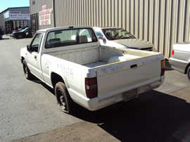 1990 MITSUBISHI TRUCK REGULAR CAB MIGHTY MAX MODEL 2.4L EFI MT 2WD 5 SPEED COLOR WHITE 133638