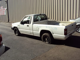 1990 MITSUBISHI TRUCK REGULAR CAB MIGHTY MAX MODEL 2.4L EFI MT 2WD 5 SPEED COLOR WHITE 133638