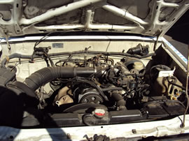 1990 MITSUBISHI TRUCK REGULAR CAB MIGHTY MAX MODEL 2.4L EFI MT 2WD 5 SPEED COLOR WHITE 133638