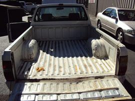 1990 MITSUBISHI TRUCK REGULAR CAB MIGHTY MAX MODEL 2.4L EFI MT 2WD 5 SPEED COLOR WHITE 133638