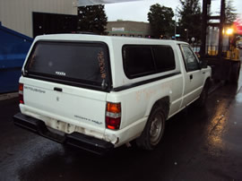 1995 MITSUBISHI TRUCK MIGHTY MAX MODEL REGULAR CAB 2.4L MT 2WD COLOR WHITE 1436764