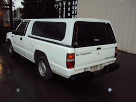 1995 MITSUBISHI TRUCK MIGHTY MAX MODEL REGULAR CAB 2.4L MT 2WD COLOR WHITE 1436764