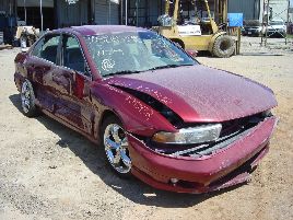 2001 MITSUBISHI GALANT ES MODEL 4 DOOR SEDAN 2.4L AT FWD COLOR BURGANDY