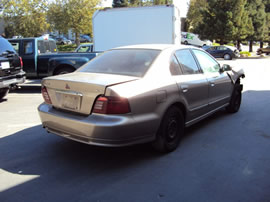 2001 MITSUBISHI GALANT 4 DOOR SEDAN ES MODEL 2.4L AT FWD COLOR GOLD 133639