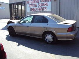 2001 MITSUBISHI GALANT 4 DOOR SEDAN ES MODEL 2.4L AT FWD COLOR GOLD 133639