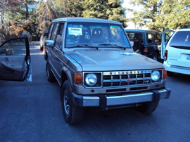 1989 MITSUBISHI MONTERO 4 DOOR LS MODEL 3.0L V6 AT 4X4 COLOR GOLD 133641