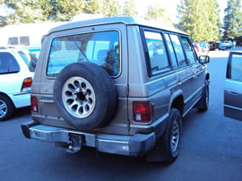 1989 MITSUBISHI MONTERO 4 DOOR LS MODEL 3.0L V6 AT 4X4 COLOR GOLD 133641