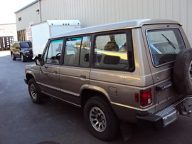 1989 MITSUBISHI MONTERO 4 DOOR LS MODEL 3.0L V6 AT 4X4 COLOR GOLD 133641