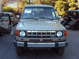 1989 MITSUBISHI MONTERO 4 DOOR LS MODEL 3.0L V6 AT 4X4 COLOR GOLD 133641