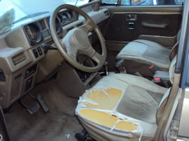 1989 MITSUBISHI MONTERO 4 DOOR LS MODEL 3.0L V6 AT 4X4 COLOR GOLD 133641