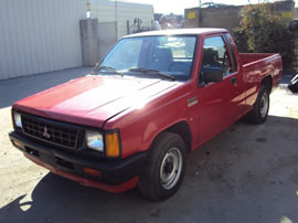 1991 MITSUBISHI PICK UP REGULAR CAB MIGHTY MAX MODEL 2.4L MT 2WD COLOR RED 133643