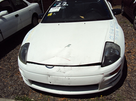 2001 MITSUBISHI ECLIPSE CPE 2.4L AT FWD COLOR WHITE STK 123594