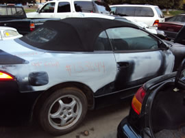 1999 MITSUBISHI ECLIPSE CONVERTIBLE GS SPYDER MODEL 2.4L AT FWD COLOR PRIMER 133644