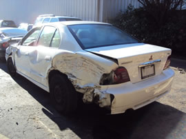 2001 MITSUBISHI GALANT 4 DOOR SEDAN ES MODEL 3.0L V6 AT FWD COLOR WHITE  133646