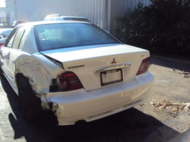 2001 MITSUBISHI GALANT 4 DOOR SEDAN ES MODEL 3.0L V6 AT FWD COLOR WHITE  133646