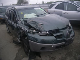 2003 MITSUBISHI OUTLANDER COLOR GREEN STK 113568