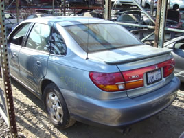 2002 SATURN SL2 MODEL 4 DOOR SEDAN COLOR BLUE STK 099749  ONLY AT M&S RECYCLING RANCHO CORDOVA CA