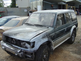 1992 MITSUBISHI MONTERO, AUTO TRANS, COLOR:GREEN, STK:093442