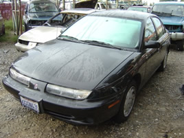 1997 SATURN SL2, Black, STK# 099753