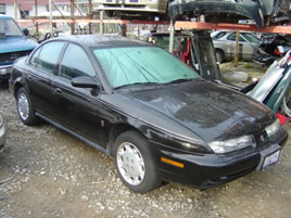 1997 SATURN SL2, Black, STK# 099753