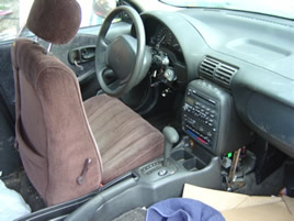 1997 SATURN SL2, Black, STK# 099753