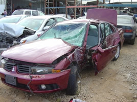 2002 Mitsubishi Galant, 4cyl, stk# 093455