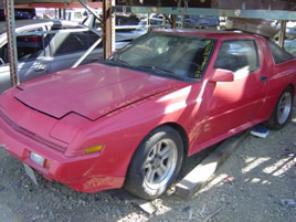 1987 MITSUBISHI CONQUEST , MANUAL, COLOR RED , SUPER CLEAN, STK# 093465