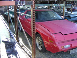 1987 MITSUBISHI CONQUEST , MANUAL, COLOR RED , SUPER CLEAN, STK# 093465