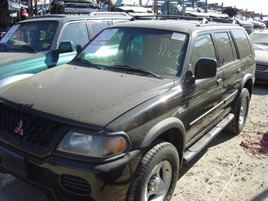 2000 MITSUBISHI MONTERO SP 6CYL, AUTOMATIC, 2WD, XLS, COLOR BLACK STK:093459