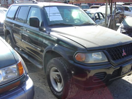 2000 MITSUBISHI MONTERO SP 6CYL, AUTOMATIC, 2WD, XLS, COLOR BLACK STK:093459