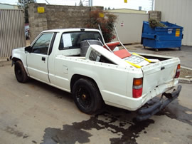 1990 MITSUBISHI TRUCK 4CYL, COLOR WHITE 