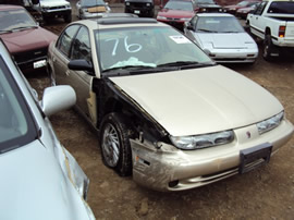1999 SATURN SL2, 4DOOR COLOR GOLD