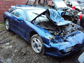 1994 MITSUBISHI STEALTH RT TWIN TURBO, 6 SPEED TRANSMISSION, COLOR BLUE STK # 103478