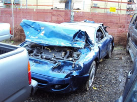 1994 MITSUBISHI STEALTH RT TWIN TURBO, 6 SPEED TRANSMISSION, COLOR BLUE STK # 103478