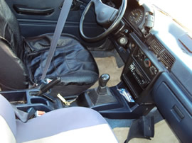 1991 MITSUBISHI MIRAGE 4CYL, 5SPEED TRANSMISSION, STK # 103480