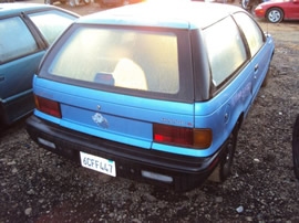 1991 MITSUBISHI MIRAGE 4CYL, 5SPEED TRANSMISSION, STK # 103480